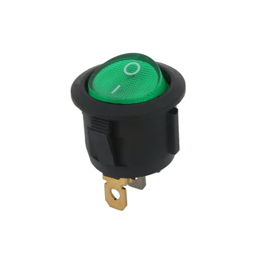 Interrupteur à bascule 12V avec éclairage LED commande ON-OFF 20MM - 6