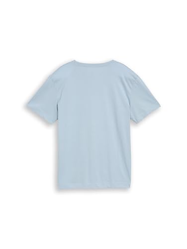 Tom Tailor Herren 1050139 T-Shirt, 35249-Light Blue Grey, XXL – Ansicht 5
