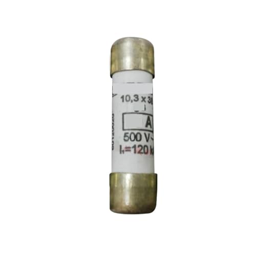 Fusible 1A 10x38 mm 500V cylindrique pour protection électrique domestique