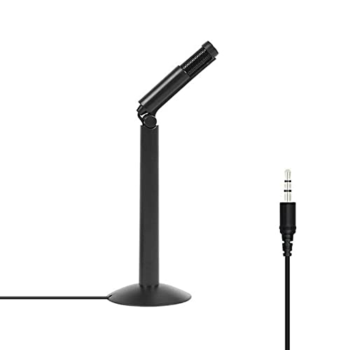 LI K24 Micrófono de escritorio de rotación de 120 ° Micrófono de condensador de escritorio estéreo J