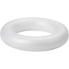 Juvale 6-Inch Foam Wreaths - White, 8-Pack - DIY Craft Supply & Wreath Base - Round Foam Rings for Home Decor #5