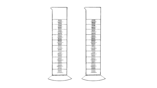 Probeta graduada Vitlab®, forma baja, fondo redondo, PP, 50 ml