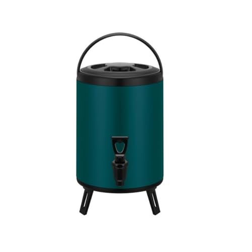 yomoe Barril de Acero Inoxidable de 6 litros para Conservación del, Apto para Aislamiento Térmico de Bebidas Calientes. Contenedor de Almacenamiento de Bebidas B