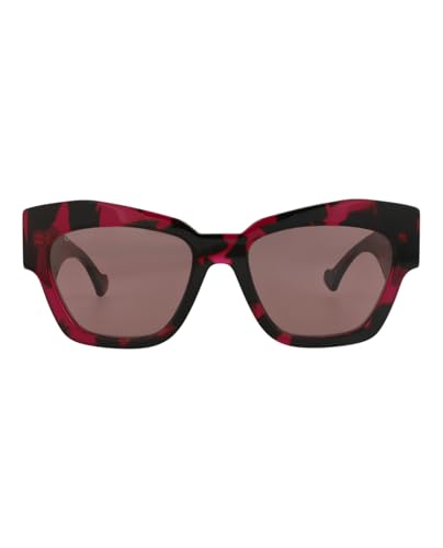 Gucci Cat Eye Sunglasses Red Havana