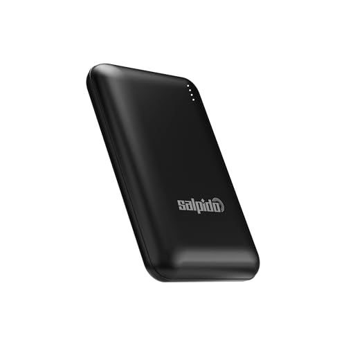 Image of SAL-PB219 10000mAh Power Bank, 22.5W PD Fast Charging, USB-A and Type-C Ports, Smart Chip Protection, LED Indicator, Thin and Lightweight, Portable Design, Includes Charging Cable (Black)