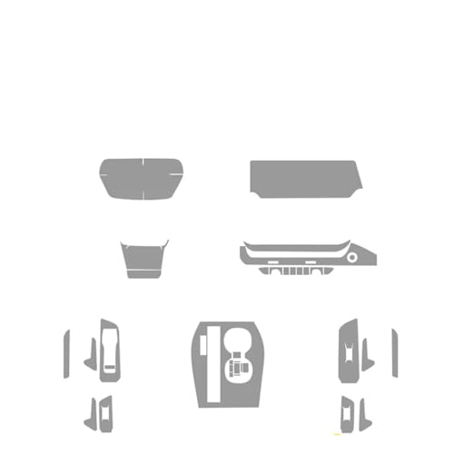 Film transparent TPU Citroën C5-X pour console et écran 10 pouces