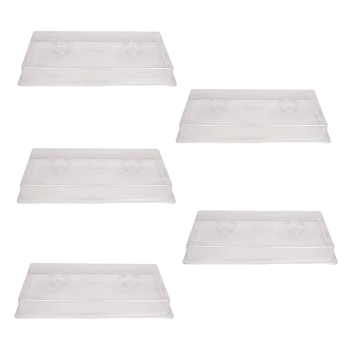 SUNPACK Sundome Plastic Multi-Vented Humidity Dome, Clear, 2" (Pack of 5) - Ideal for Greenhouses or Indoor Gardening - Able to Adjust Humidity with Vents