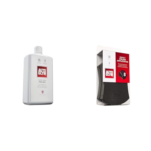 Autoglym Super Resin Polish, 1L - High Performance Car Polish & Perfect Polish Applicator Pads