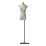 Material: Massiver Mannequin-Körper, qualitätsgeprüftes Metall, wodurch die Mannequin-Form stabil und langlebig genug ist, um schwere Kleidung, Kleidungsstücke und Hochzeitskleider zu tragen.