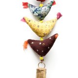 Poules Grande Prospérité de 177,8 cm, une sculpture de jardin d'exception