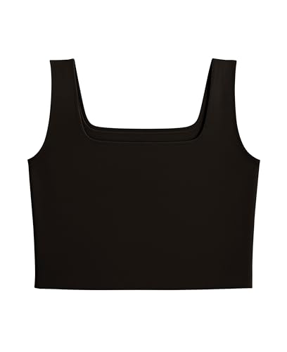 Sexy Basics Women's Tank Sport Bra | Workout Spandex Cami Crop Tank | 4 Way Stretch Pullover Sport Top | Multi-Packs2