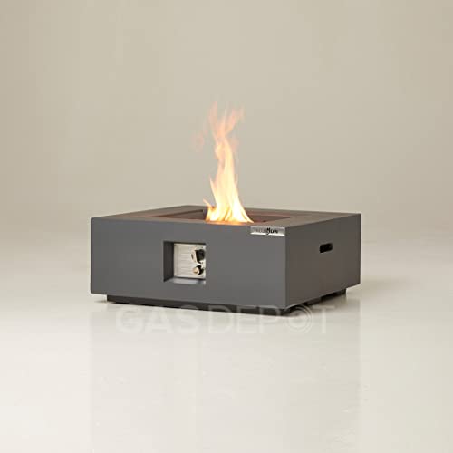 REALGLOW Heatblock MGO Gas Fire Pit 13KW (Grey)