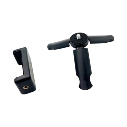 Stable Camera Mount Phone Clamp option Secure Rubber Grips Tripod Accessory