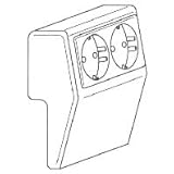 GEWISS NP42844 SLK-SLTK Réservoir double 20 x 70 RAL9010 GEWISS NP42844