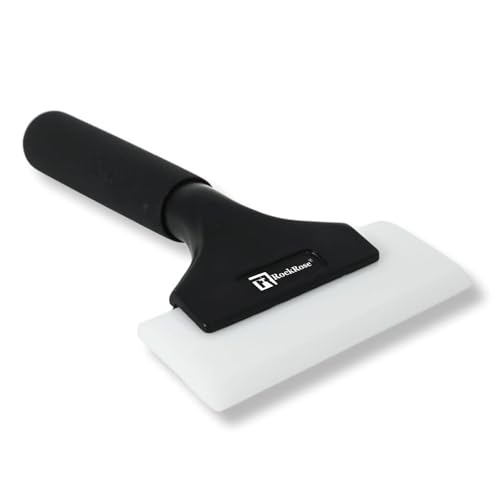 Image of RockRose 6.7'' Cast Aluminum Handle Squeegee Professional Window Tinting & Vinyl Wrap Applicator for Car Wrap Tool PPF Installation and Window Film - Scratch-Free Bubble Remover 2PK