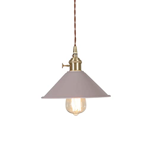 Lustre de restaurant macaron en métal avec interrupteur et suspension réglable