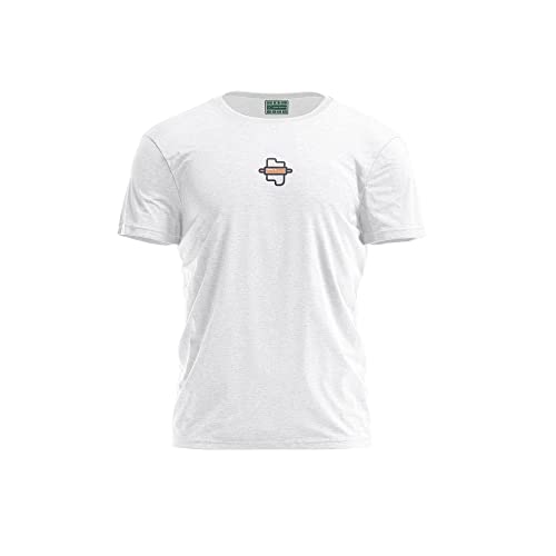 T-Shirt Butswi Blanc Homme taille M col rond vêtement mode été