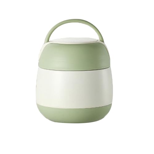 Nimomo Recipiente térmico para Alimentos, Fiambrera térmica de Acero Inoxidable de 1,2 L, con Aislamiento térmico, con Cuchara