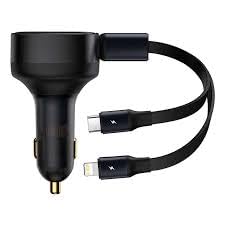 1Gri-CC Car Charger, Dual Port Mini Aluminum Alloy 24W Dual USB Car Charger, PowerDrive 2 Alloy Car Adapter cigarette lighter socket (1)