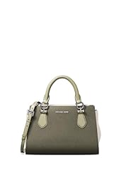 Silver-tone Hardware/Olive Multi