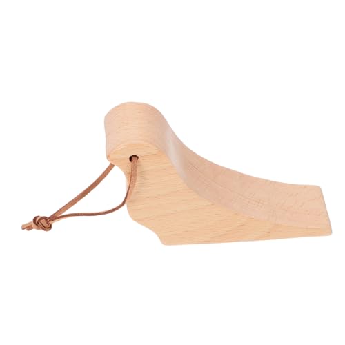Hemobllo Butée de Porte Bois de Hêtre Décorative Antidérapante Porte Résistante sans Clou Arrêtoir Pratique pour Maison et Bureau Petite Butée Sécurisée