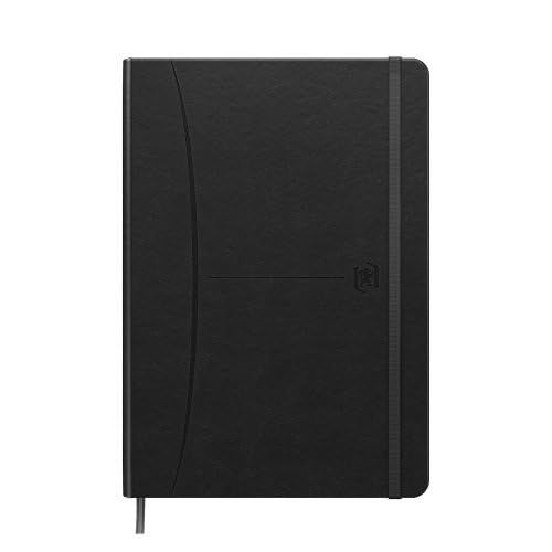 5 Stück Notizbuch, A5, 160 Seiten/80 Blatt, 90 g/m², kariert 5 x 5 + Rand, Farbe: Schwarz