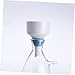 PRETYZOOM Scientific Laboratory Filling Funnels Set 100ml 60ml White Buchner Liquid Filter Funnels for Lab and Industrial Use