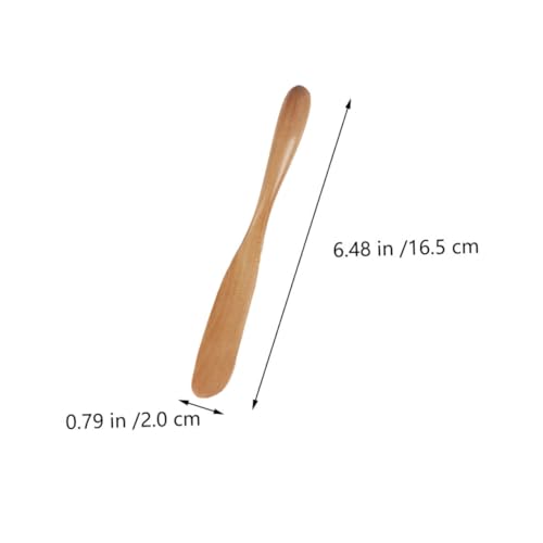 Wooden Makeup Scrapers 4-pack Facial Cream Scrapers and Facial Mask Applicator Tools for Diy Skincare Eye Cream Spreading Stirring Portable Face Skincare Tools image 4