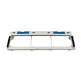 EasyByMall Hauptbürstenabdeckung für Ecovacs Deebot X2 und X2 Pro Kehrroboter, Kunststoff-Seitenbürstenschutz mit versiegeltem Pad gegen Bodenkratzer, Weiß