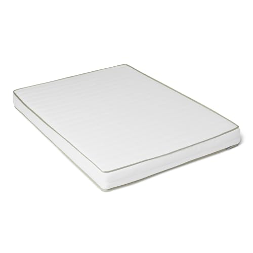 Amazon Basics - Materasso in schiuma fredda H2 e H3, fodera rimovibile e lavabile, altezza 18cm, dimensioni 80cm x 200cm