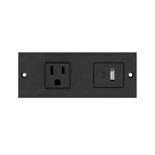 Mesa auxiliar con marco de metal de 3 niveles para dormitorio y estación de carga 5