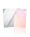 OComster Spring Cherry Blossom Compact Mirror Bulk 2 Pack Card Mirror, Pink Floral Pink Ombre Small Compact Mirror for Purse, Rectangular Handheld Pocket Makeup Mirror