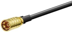 Vecys DAB Splitter Adapter Car Radio Antenna Splitter Cable SMB DIN Plug to ISO Socket Cable RG174 15.75 Inches 40 CM for AM/FM DAB Car Radio Antenna