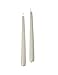 Conical Candles, Cream, Diameter 2.2 cm Height 30 cm, Pack of 12