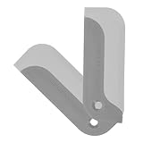 ARTIBETTER Escobilla de Goma para Baño 2 Unidades Gris, Limpiacristales Pequeño para Espejos y Mamparas, Herramienta Multiusos para Puertas de Ducha y Ventanas Interiores, Limpiador de