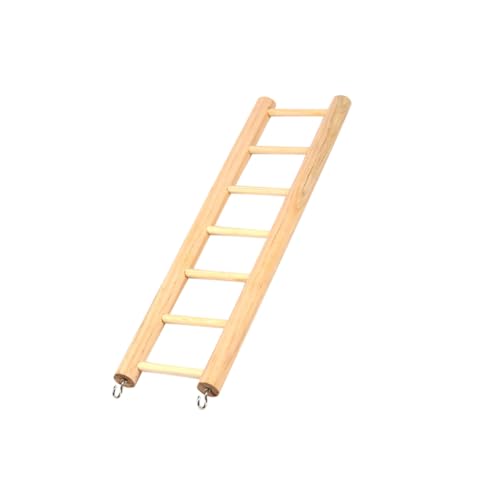 MAGICLULU 木製ミニはしご ペット用遊具 ハムスター インコ 小動物適用 段段設計 清掃簡単 遊び場兼休憩所 小型動物用登り台