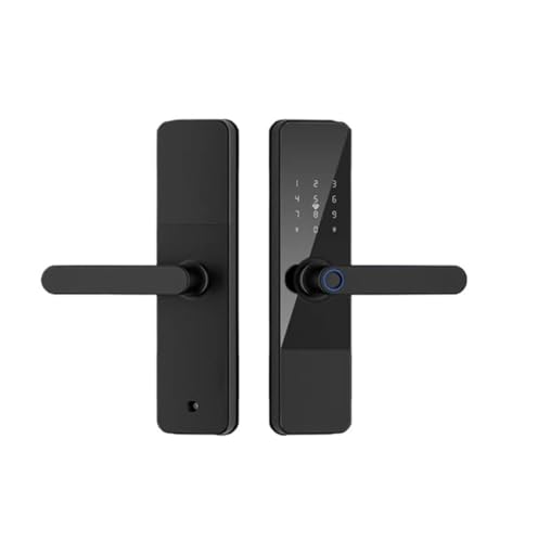 Tuya WIFi Home Apartment Keyless Security Fingerprint Digital Password With NFC Card Reader Smart Door Lock(22-200-5050)