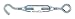 02-3427-309 0.375 x 8 in. Hook & Eye Turnbuckles - Pack of 5