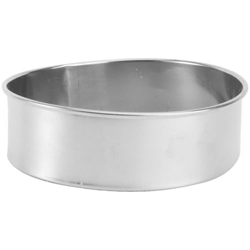 Uonlytech Cedazo de Harina de Acero Inoxidable Malla Fina y Diseño Portátil, Herramienta Resistente y Fácil de Limpiar para Utensilios de Cocina y Hornear