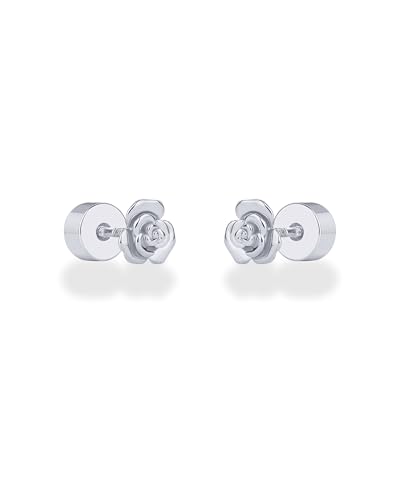 Image of PAVOI 14K Gold Plated Dainty Flat Back Earrings for Women, Piercing Studs