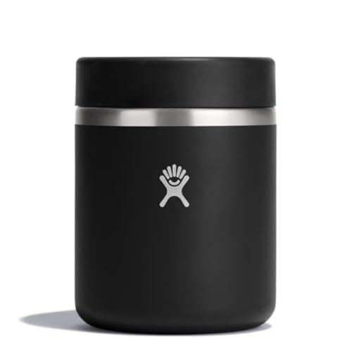Hydro Flask Food Jar – Insulated Stainless Steel, Snack Travel Container for Hot Food & Soup 28 Oz Black