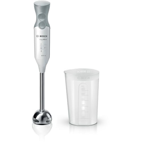 Bosch MSM66110 ErgoMixx Stabmixer, Kunststoff, weiß/telegrau