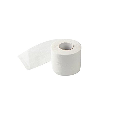 Hygiene-shop Top-Select Papel higiénico de 3 capas, 250 hojas en blanco brillante, 8 x 8 rollos/paquete