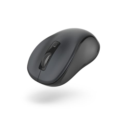 Hama Canosa V2 Souris sans Fil - Technologie Bluetooth® 5.0, Capteur 1600 dpi, Clics Silencieux, Ambidextre - Grise Anthracite