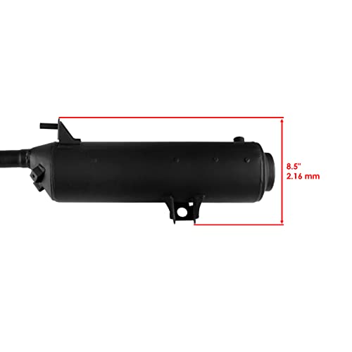 Caltric Exhaust Muffler for 2009-2013