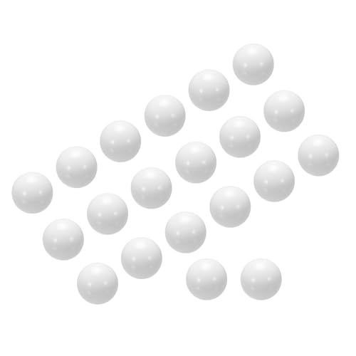 Kozelo 100 Stück POM Münzring-Herstellungskugeln - [6mm] Präzisionsfeste POM-Lagerkugeln für Lager, Rollen, Ventile, Segelausrüstung