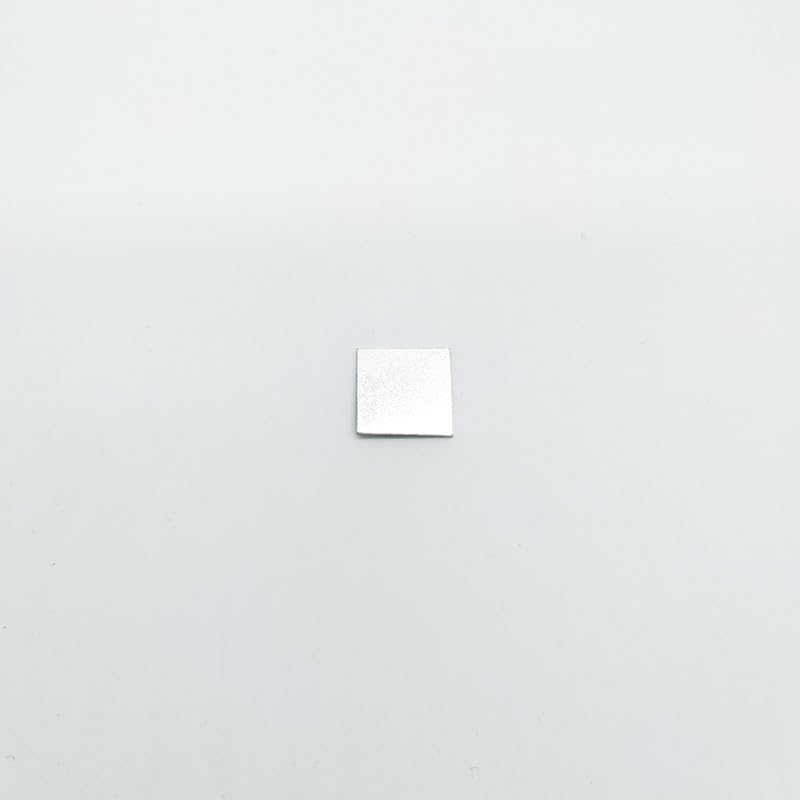 ROLIMOLI Gems Solid Square Piece Silver/Chandi Ka patra (Size : L-1.5cm * W-1.5cm * H-0.1cm | Weight : 0.9gm Approxe)