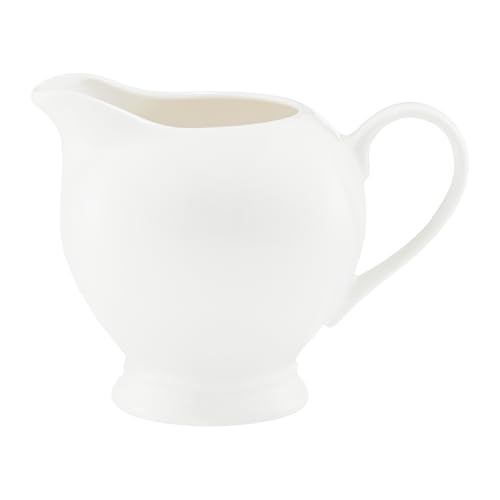 AMBITION Milchkanne Porzellan 300ml Aura White Milchkännchen weiß...