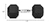 Amazon Basics Rubber Hex Dumbbell Hand Weight, 30 Pounds, Single, Black
