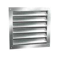 Master Flow LL Building Products Dual Louver 12x12in Aluminum